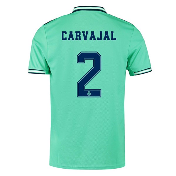 Camiseta Real Madrid NO.2 Carvajal Tercera 2019-2020 Verde